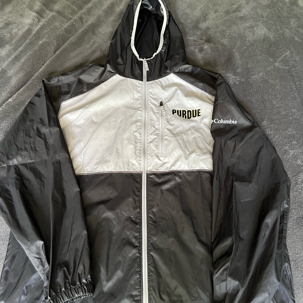 Purdue Columbia Windbreaker